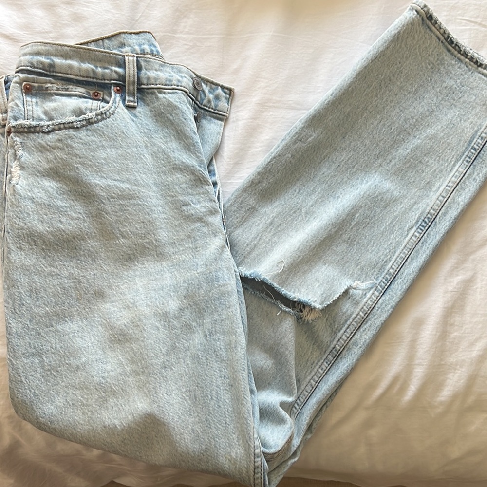 Abercrombie & fitch dad jeans